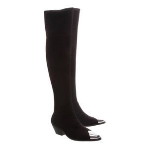 NWT Schutz Roberty OTK Black Boots